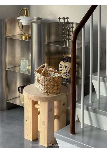 手工编织海草篮 - 环保家居收纳袋