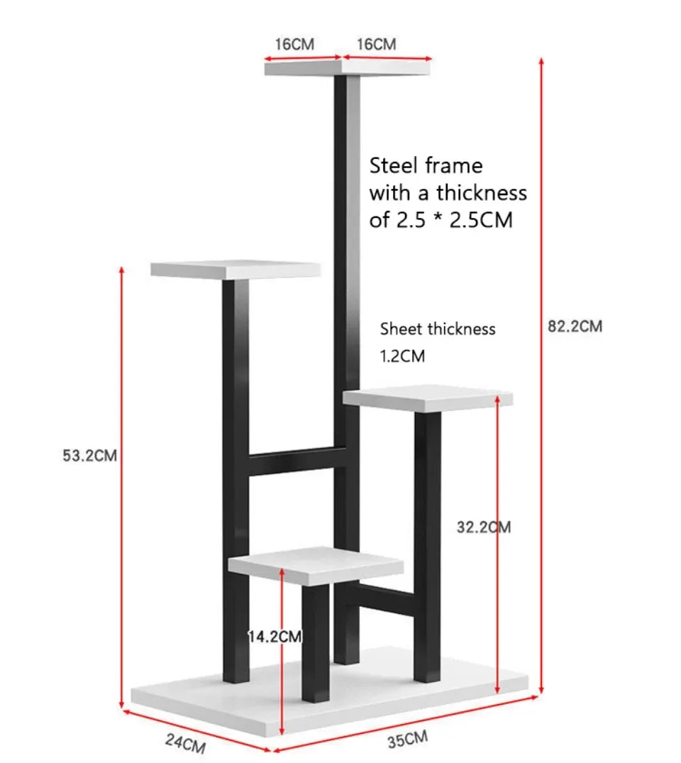 Indoor Plant Stand - Stylish Multi-Plant Holder by [Brand Name]
