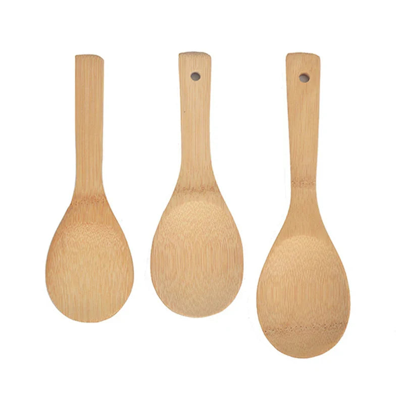 Eco-Friendly Bamboo Rice Spoon for Home Cooks - Stylish & Durable