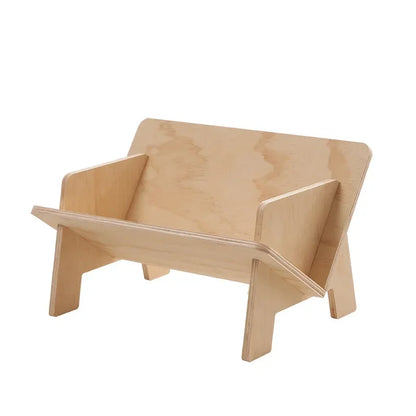 不规则木制儿童书架 - [品牌名称] 的趣味收纳盒