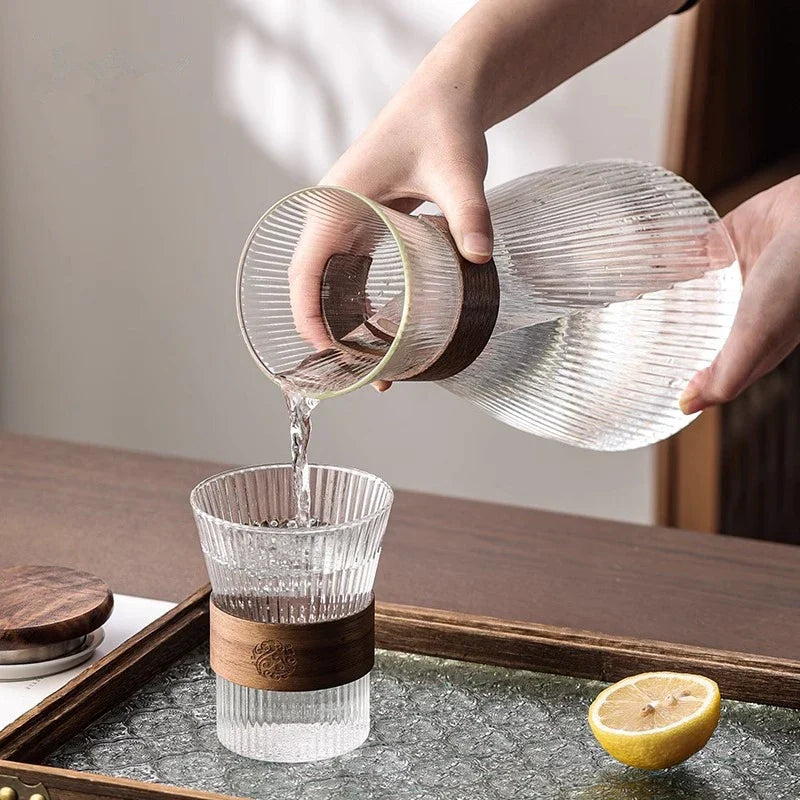 Elegant Heat-Resistant Glass Cup Set for Tea Lovers
