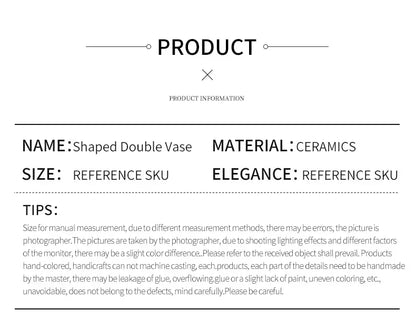 Modern Ceramic Frosted Vase - Unique Décor for Home & Office