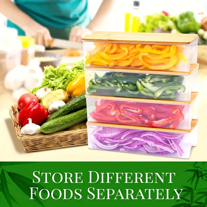 Ensemble planche à découper en bambou avec râpe & Rangement – ​​Un outil de cuisine écologique pour les cuisiniers amateurs