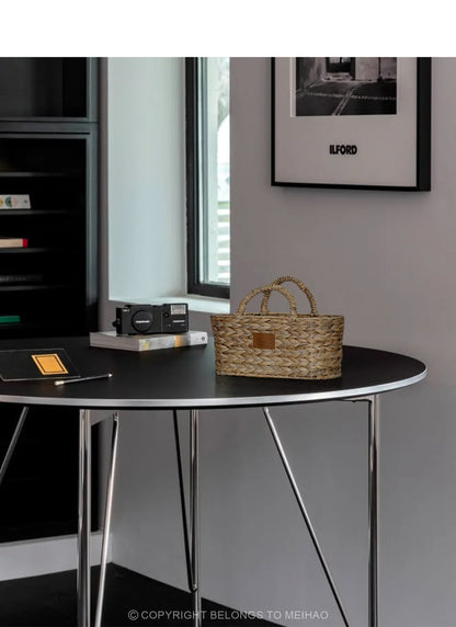 手工编织海草篮 - 环保家居收纳袋