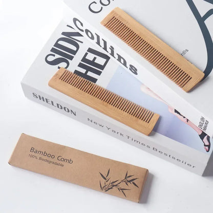 Bamboo Massage Comb: Eco-Friendly Hair Care for Men & Women