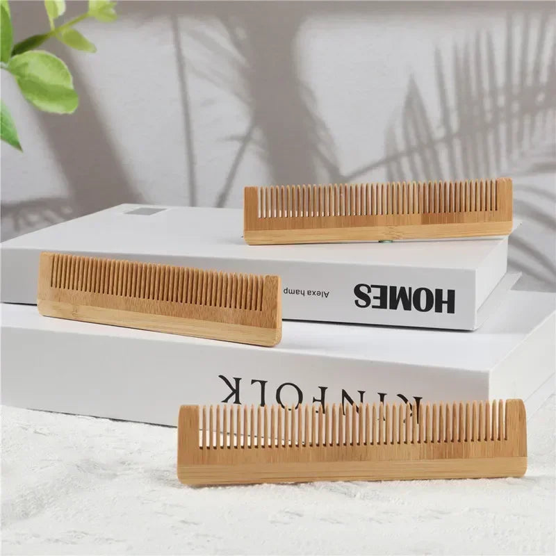 Bamboo Massage Comb: Eco-Friendly Hair Care for Men & Women