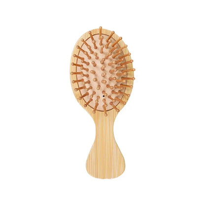 Eco-Friendly Bamboo Hair Brush - Gentle Detangler for All!