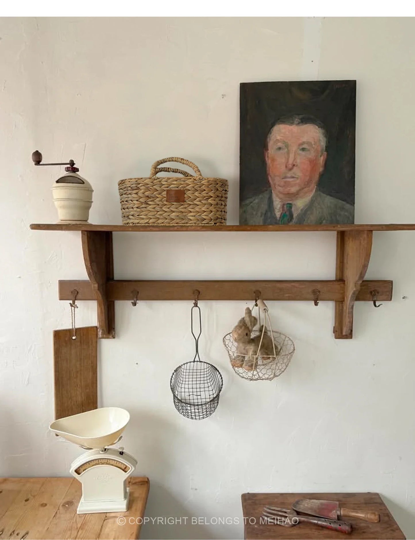 手工编织海草篮 - 环保家居收纳袋