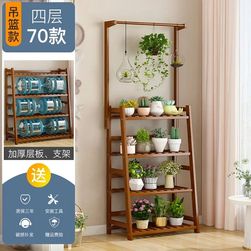 Wooden Universal Plant Shelf - Elevate Your Garden Style!