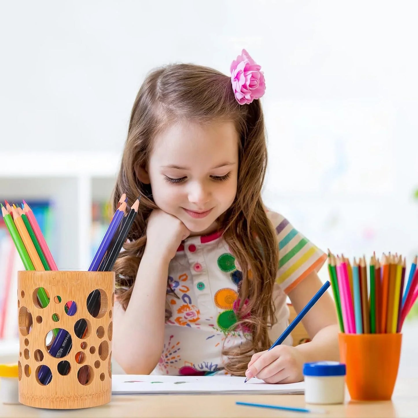 Porte-brosse à dents en bambou écologique | Tidy & Rangement élégant