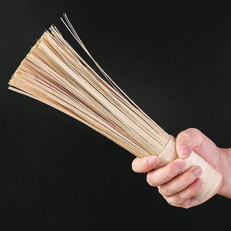 环保竹锅清洗刷 - 轻松清洁