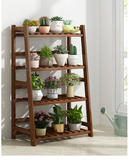 Wooden Universal Plant Shelf - Elevate Your Garden Style!