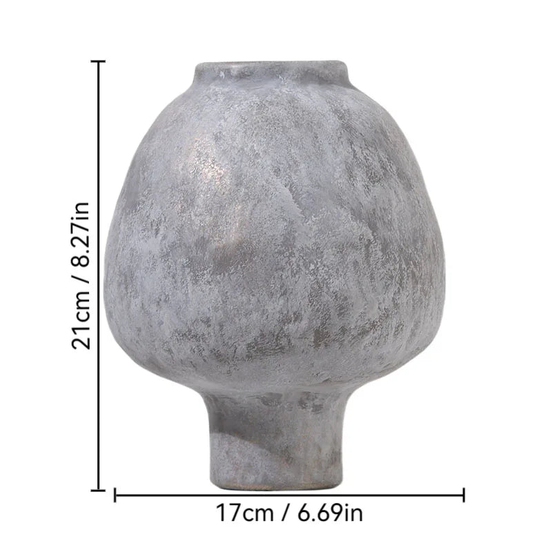 Handmade Ceramic Vase - Artisan Floral Elegance for Home