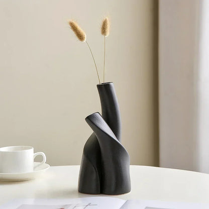 Modern Ceramic Frosted Vase - Unique Décor for Home & Office