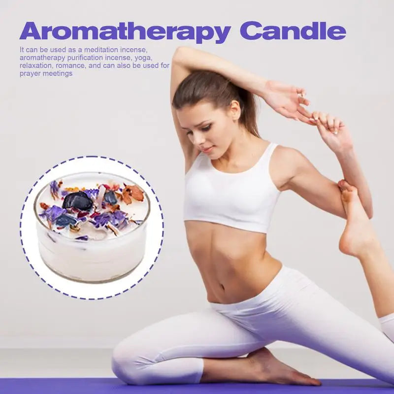 Juego de velas relajantes de aromaterapia de soja para hombres conscientes