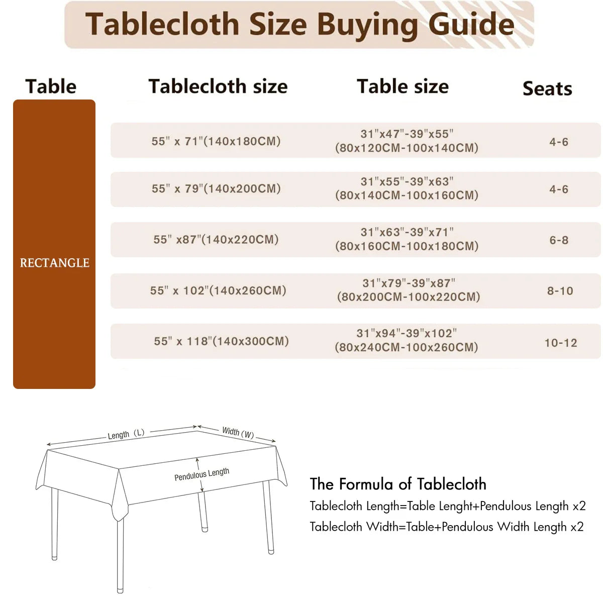 Battilo 防水亚麻棉桌布 – 提升用餐格调
