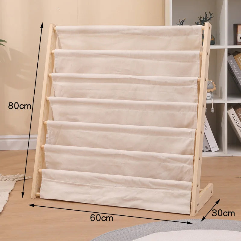 木制儿童书架——适合小读者的时尚储物空间！