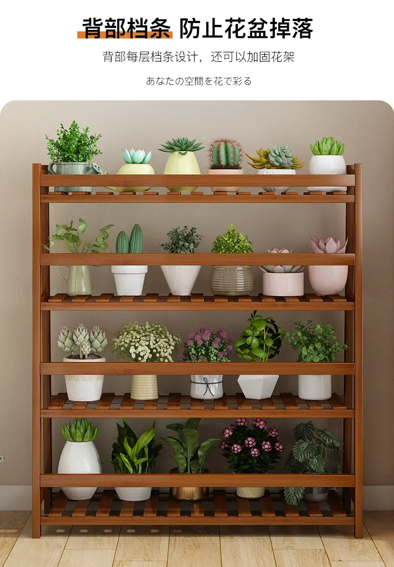 Wooden Universal Plant Shelf - Elevate Your Garden Style!