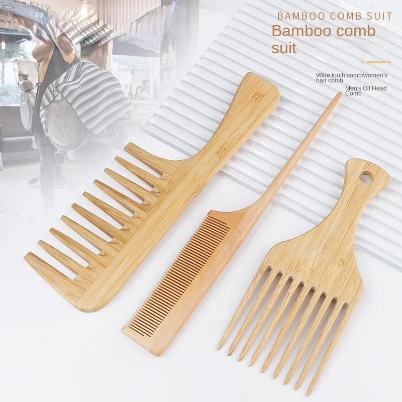 Eco-Friendly Bamboo Comb - Smooth Scalp Massage by Rooted Living