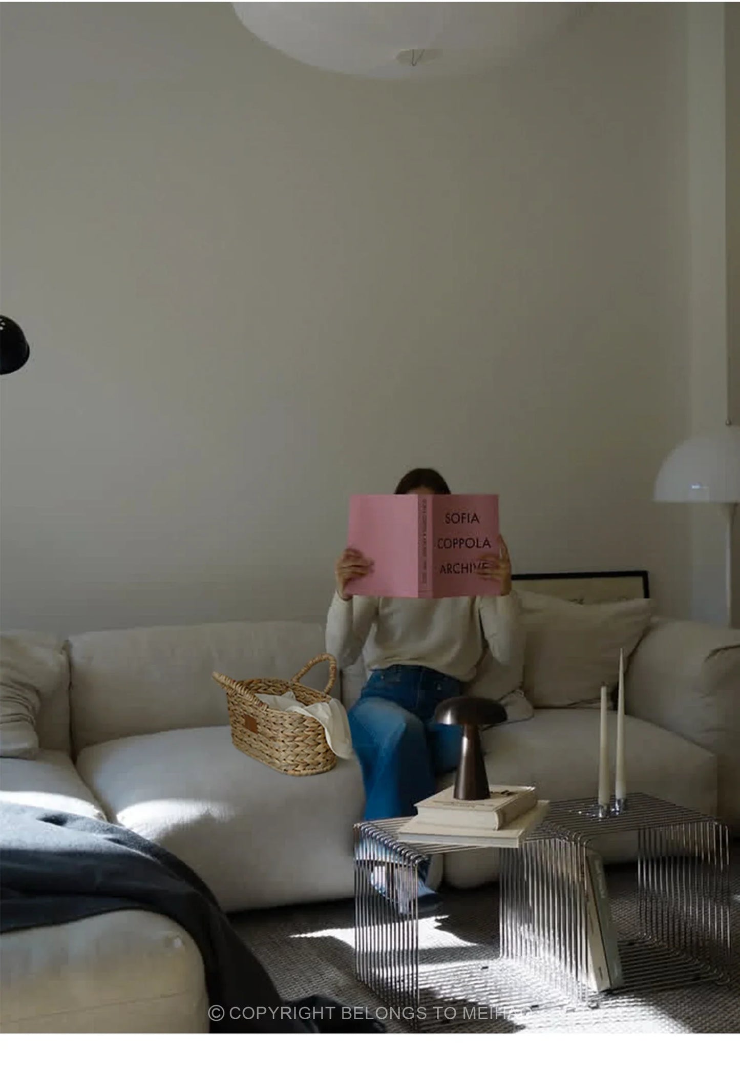 手工编织海草篮 - 环保家居收纳袋