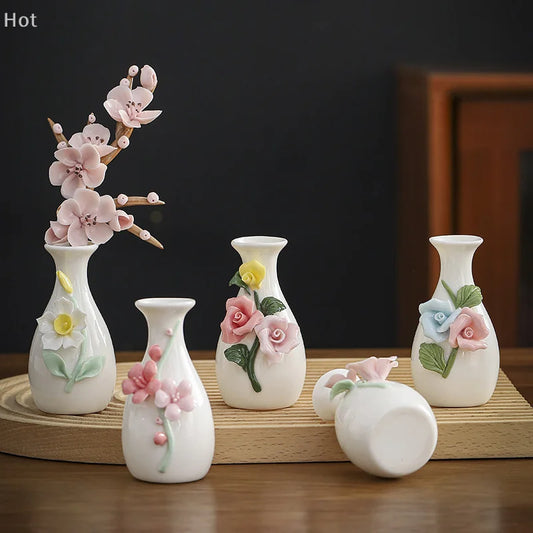 Handmade Ceramic Flower Vase - Elegance for Home Decor