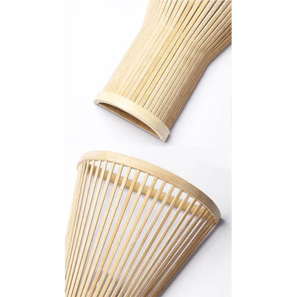 Rustic Bamboo Wall Sconce Lamp – Eco-Friendly Home Decor
