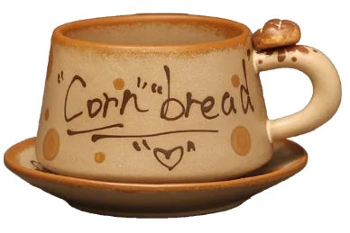 Handmade Retro Ceramic Mugs Set - Elegant Coffee & Tea Cups