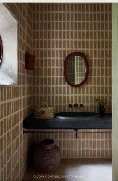 手工编织海草篮 - 环保家居收纳袋