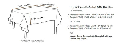 Battilo 防水亚麻棉桌布 – 提升用餐格调