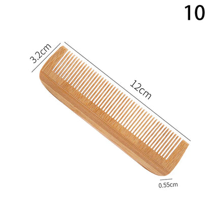 Eco-Friendly Bamboo Comb: Anti-Static Tool for Pros