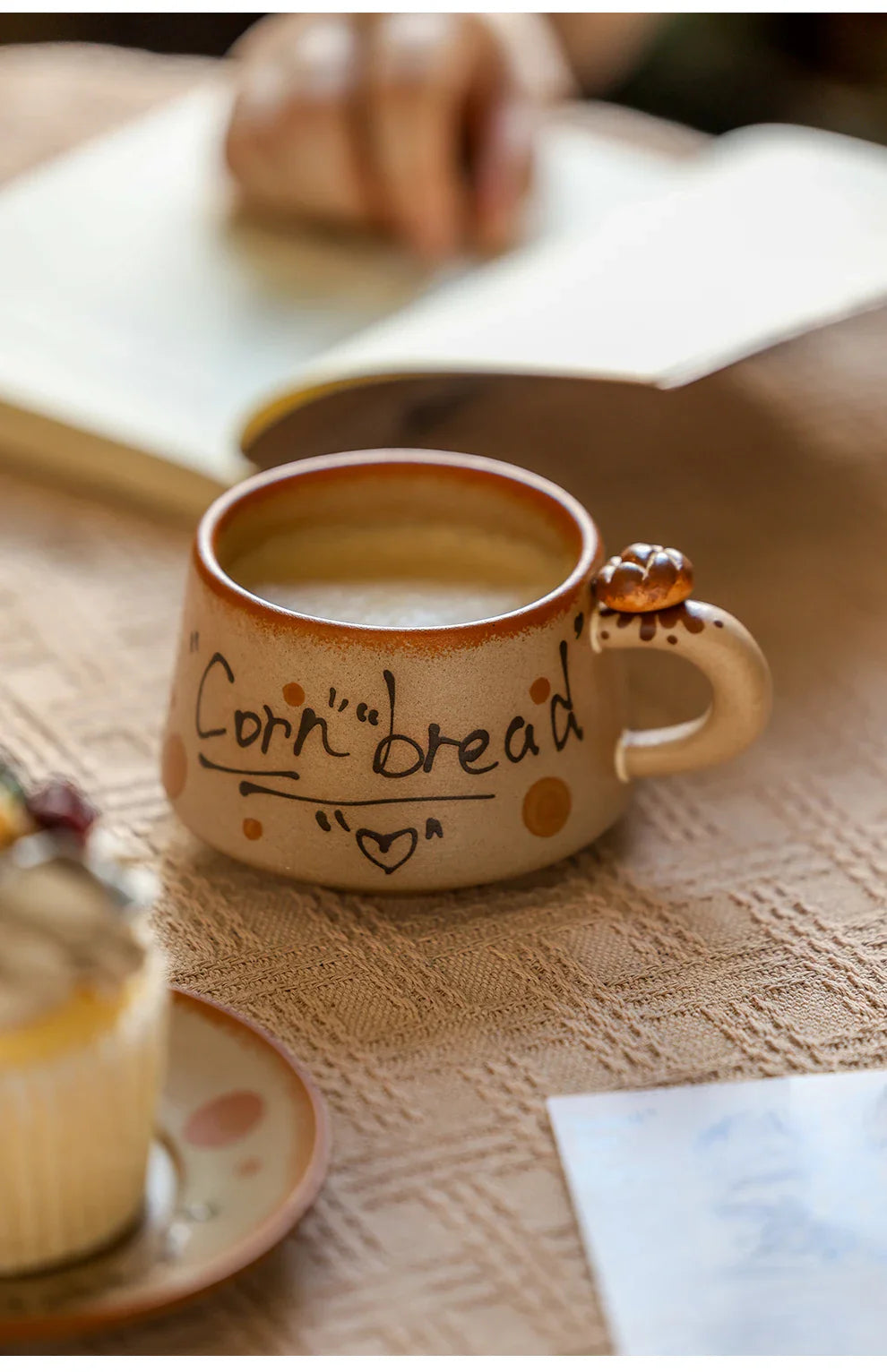 Handmade Retro Ceramic Mugs Set - Elegant Coffee & Tea Cups