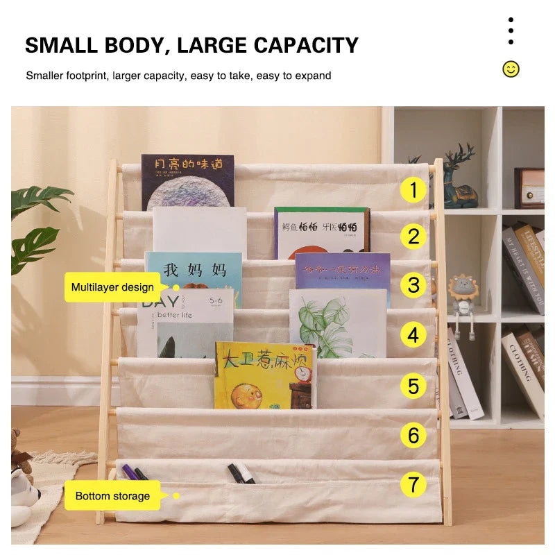 木制儿童书架——适合小读者的时尚储物空间！