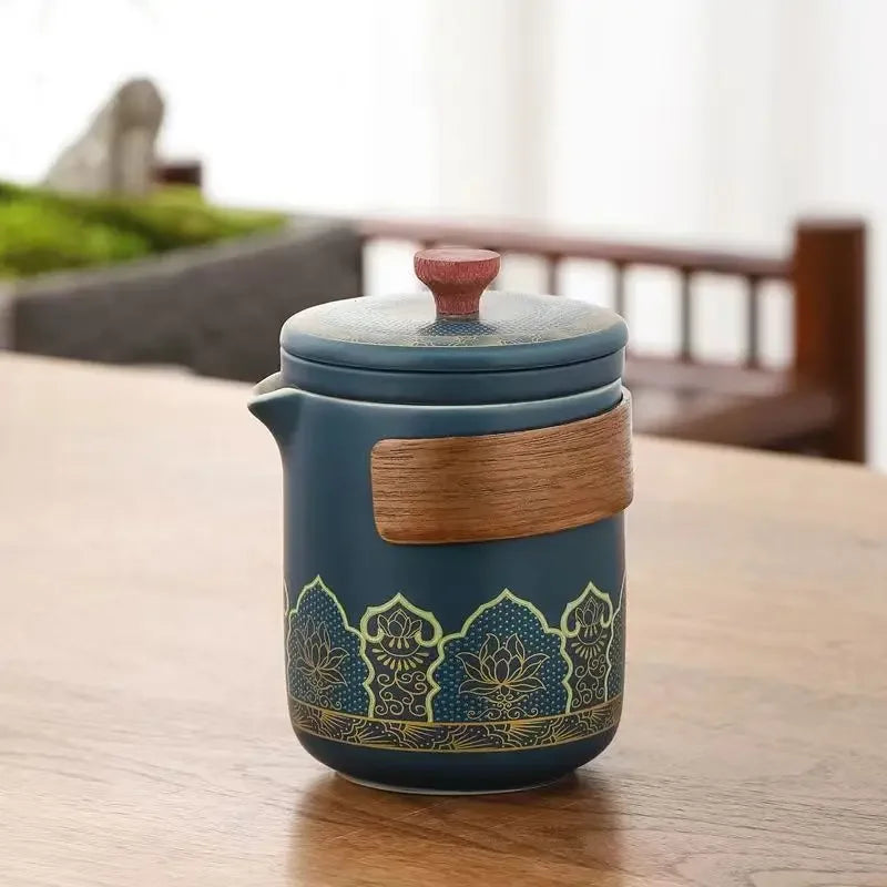 휴대용 여행용 차 세트 - 어디서나 Brew Joy by Rooted Living