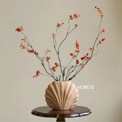 Vase à fleurs en céramique fait à la main | Accent de maison côtière