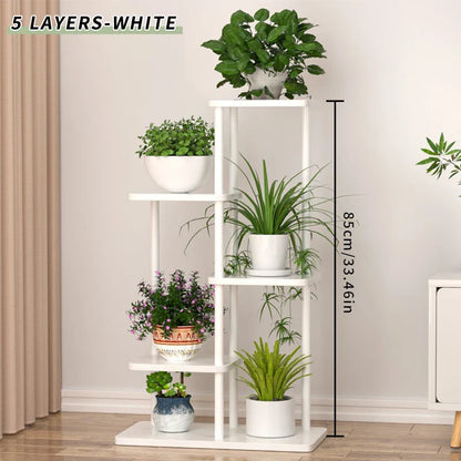 Wooden Plant Stand - Stylish 5/6/8 Tier Organizer for Garden Enthusiasts