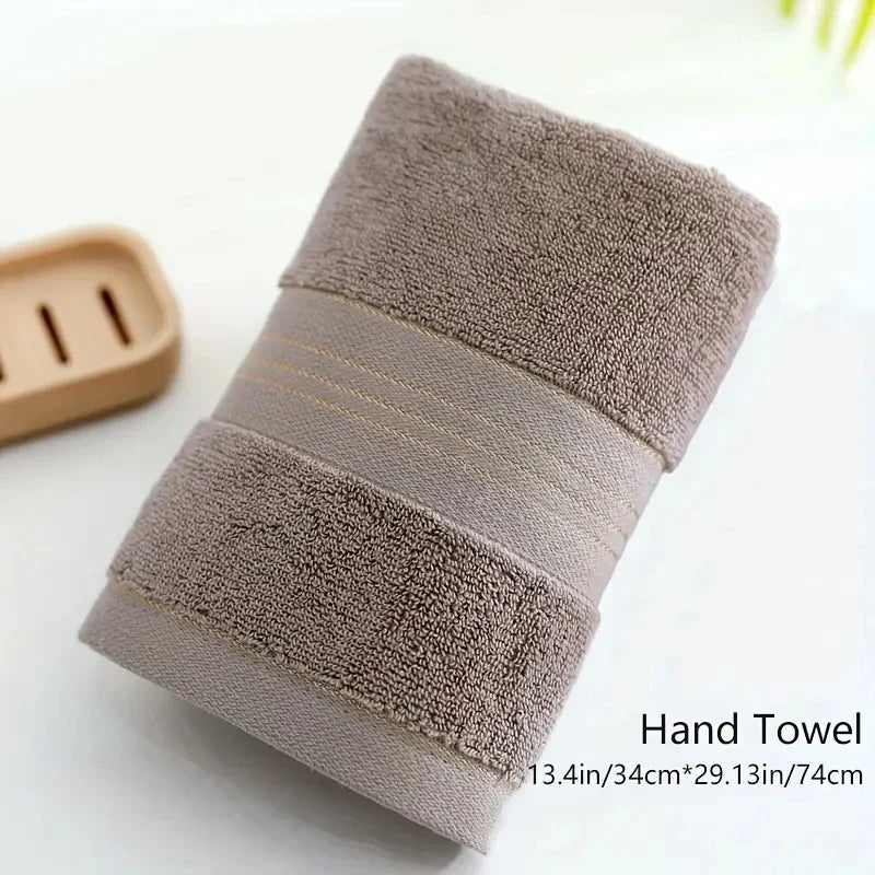 Ultra-Absorbent Cotton Towel - Soft & Skin-Friendly | Family Must-Have