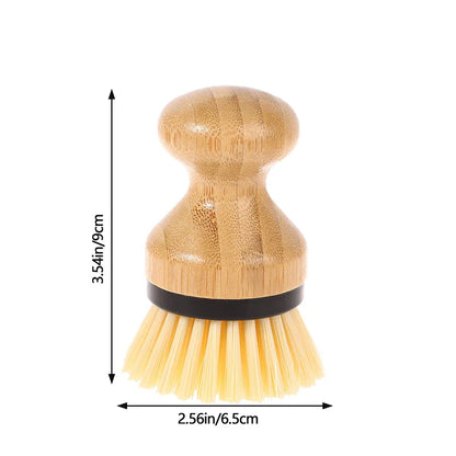 Eco-Friendly Bamboo Cleaning Brush for Effortless Kitchen Care