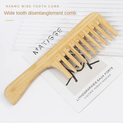 Eco-Friendly Bamboo Comb - Smooth Scalp Massage by Rooted Living