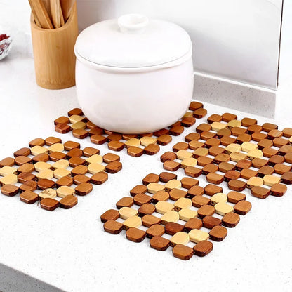 Coussin isolant en bambou : protection thermique écologique pour des repas élégants