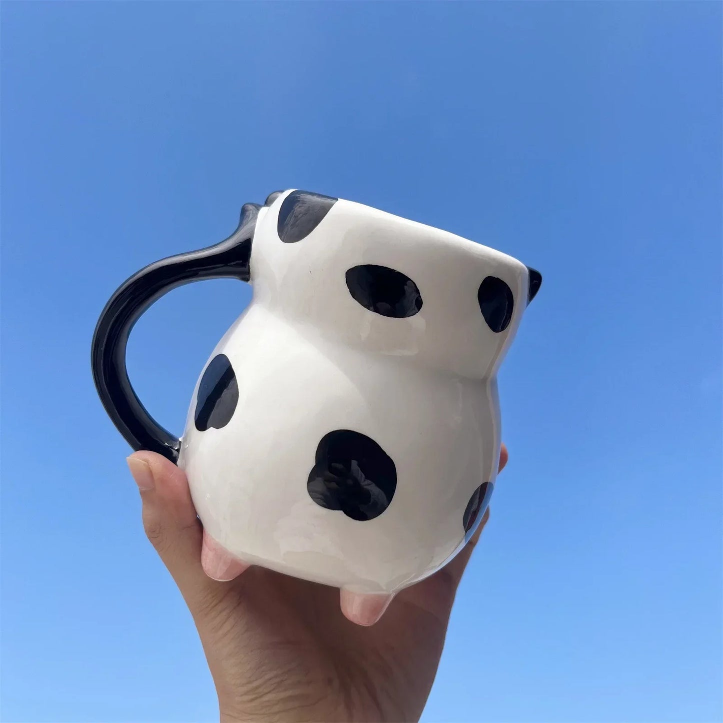 Cartoon Cow Mug - Whimsical Fun for Kids & Adults
