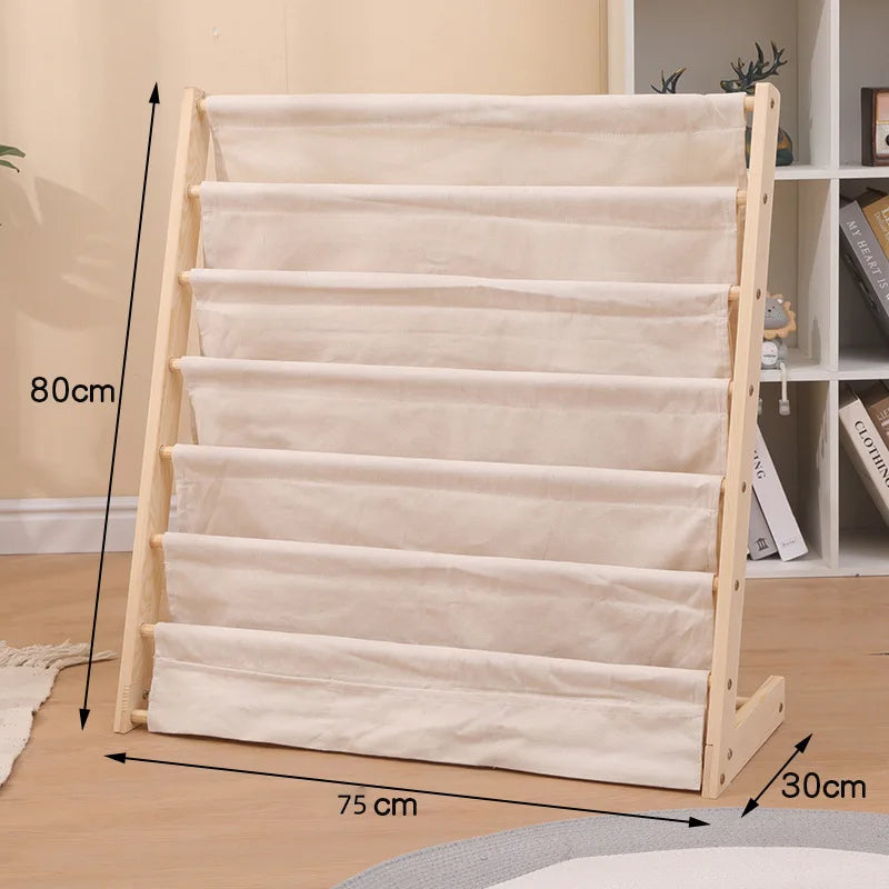 木制儿童书架——适合小读者的时尚储物空间！