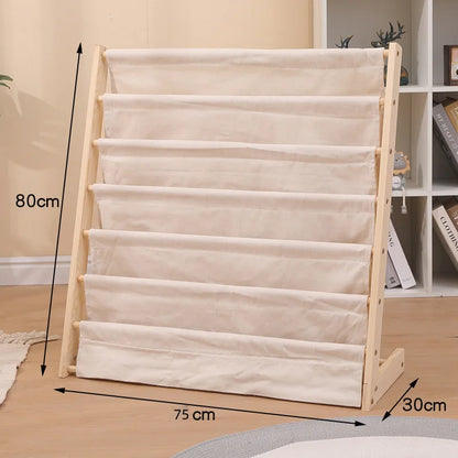 木制儿童书架——适合小读者的时尚储物空间！