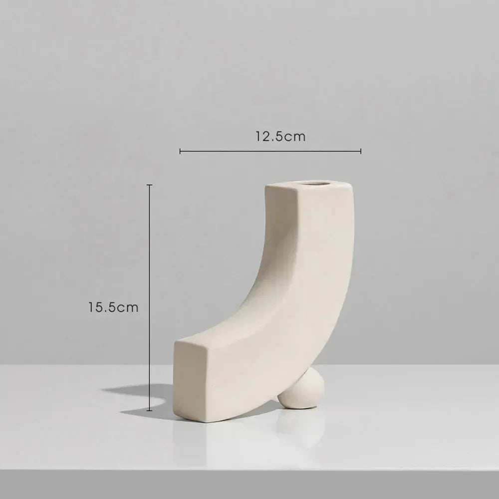 Eco-Friendly Ceramic Flower Pot – Modern Decor by Crafts