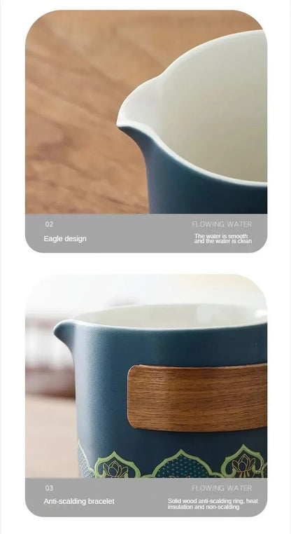 휴대용 여행용 차 세트 - 어디서나 Brew Joy by Rooted Living