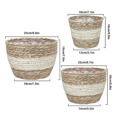 Seagrass Planter Basket: Eco-Friendly Elegance for Plant Lovers