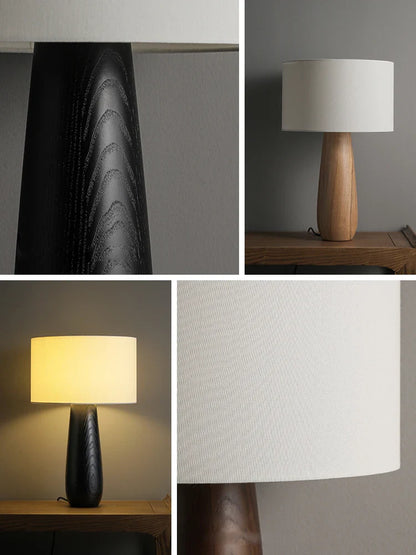 Modern Ash Wood LED Lamp - Enhance Your Home Style