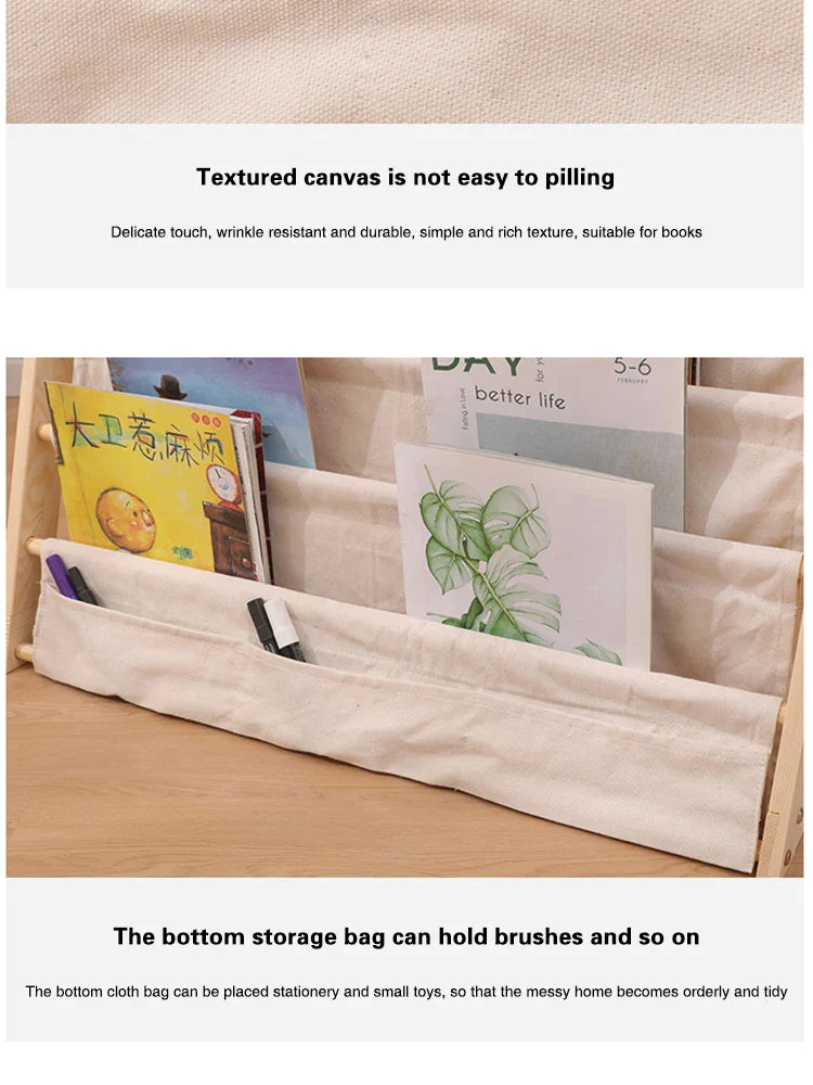 木制儿童书架——适合小读者的时尚储物空间！