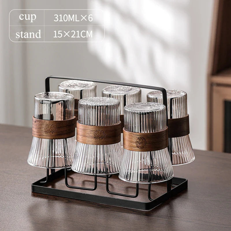 Elegant Heat-Resistant Glass Cup Set for Tea Lovers