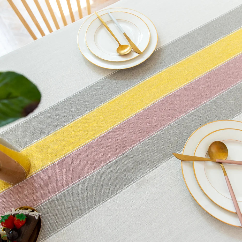 Battilo 防水亚麻棉桌布 – 提升用餐格调