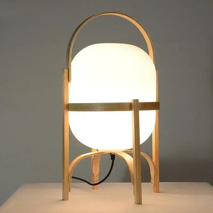 Modern Bamboo Floor Lamp – Chic LED Lighting for Home